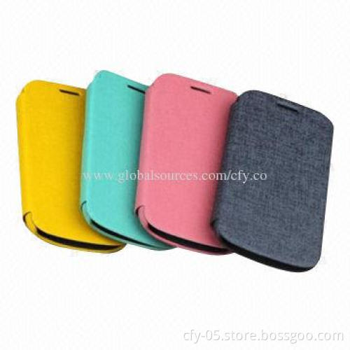 Fancy leather cell phone cases for Samsung galaxy s3